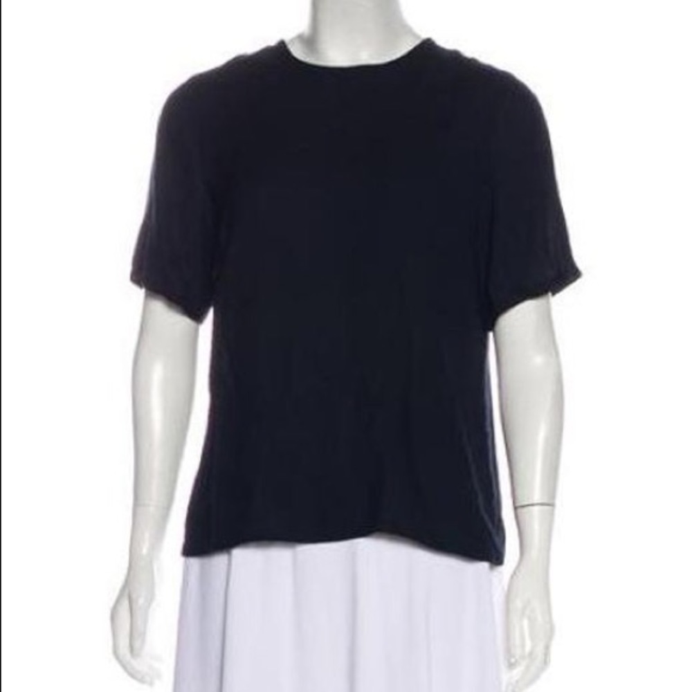 A.L.C Open Back Silk Tee M